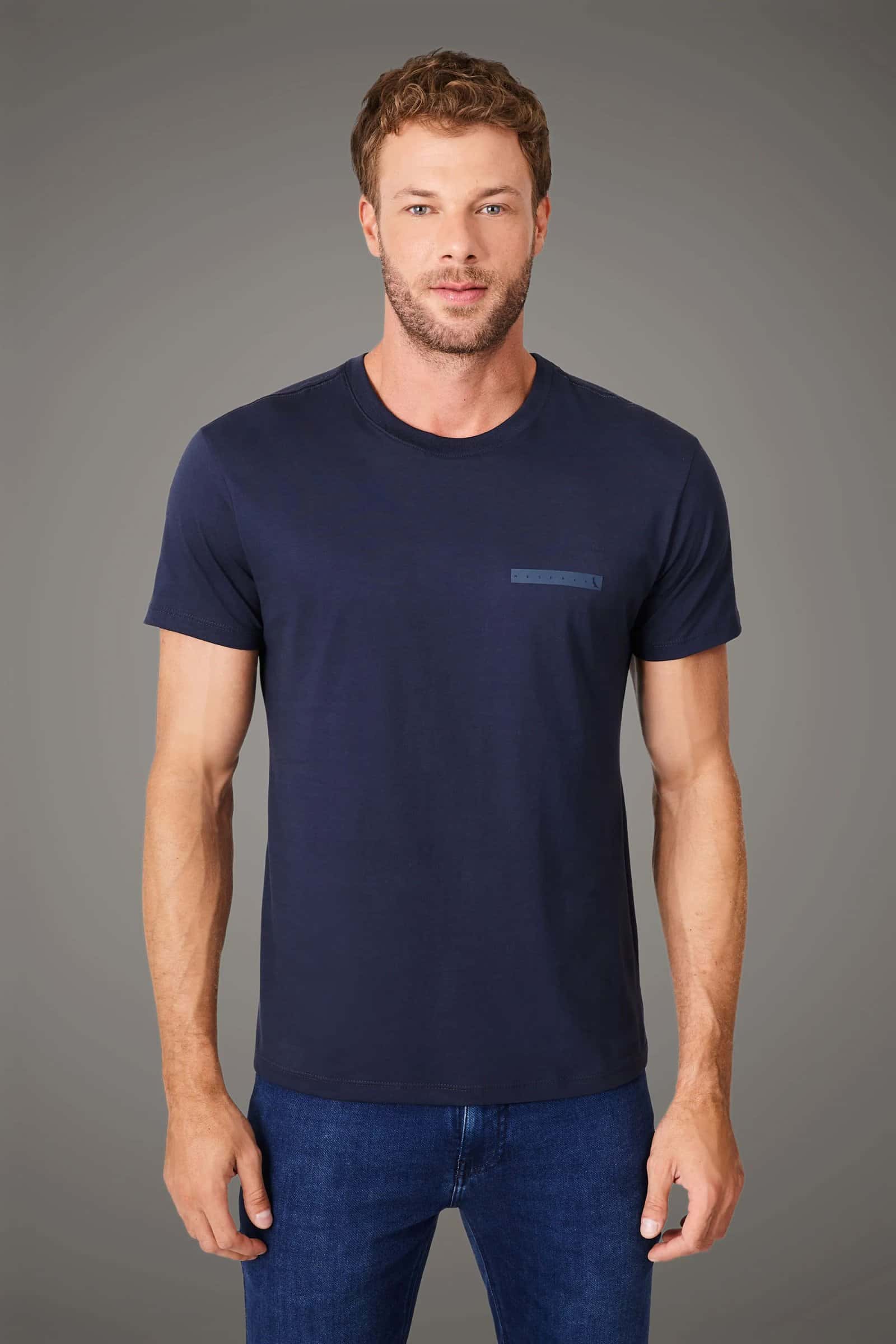 Reserva Camiseta Pima Ass Minimal Logo Retangulo