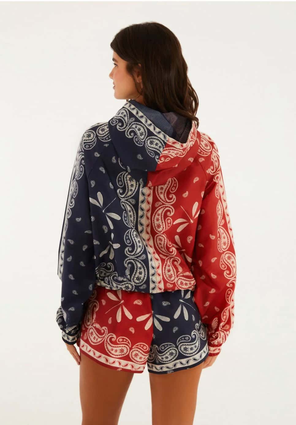 Farm Jaqueta Nylon Bandana Jardim