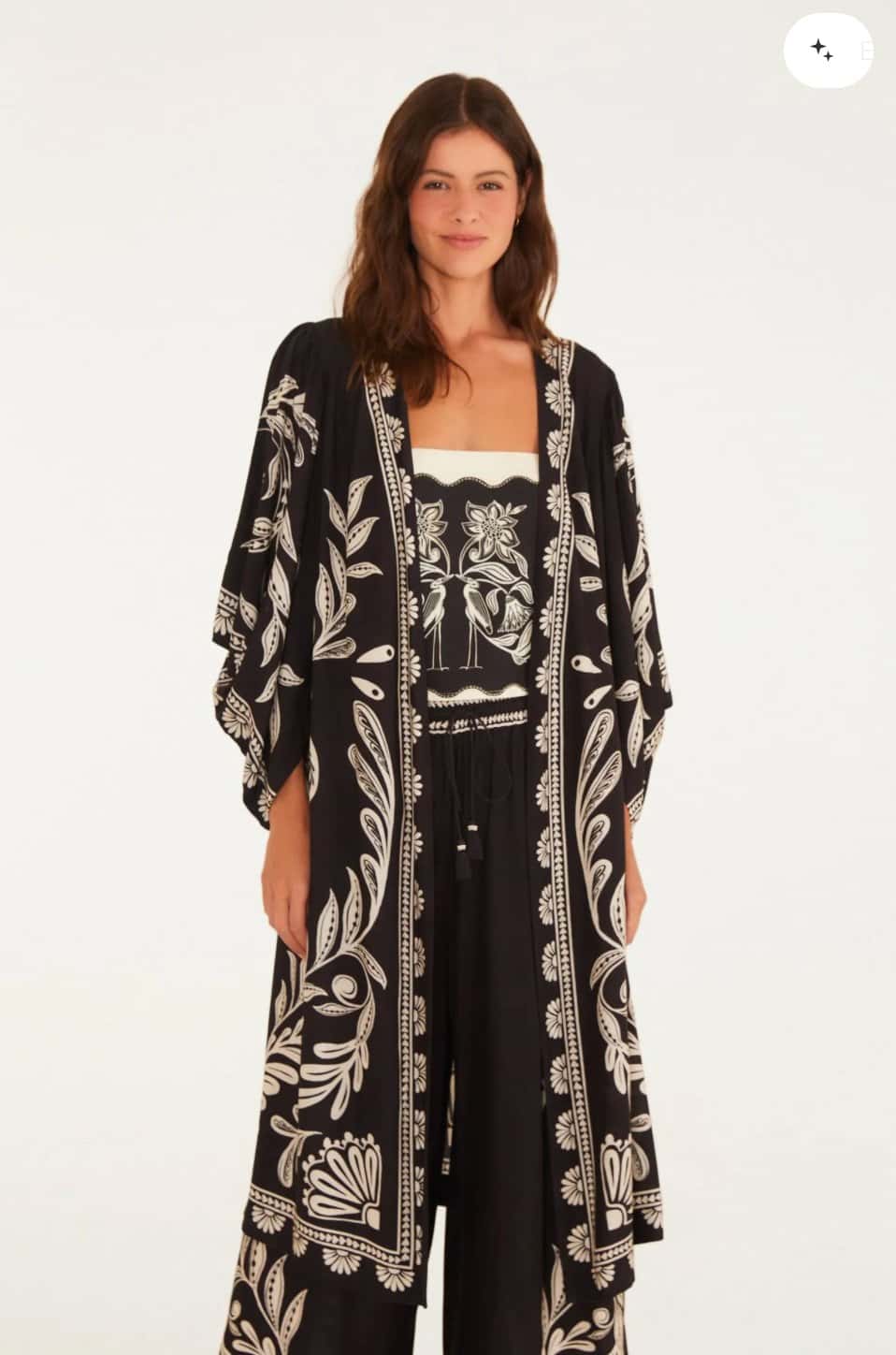 Farm Maxi Kimono Coqueiro Sereno