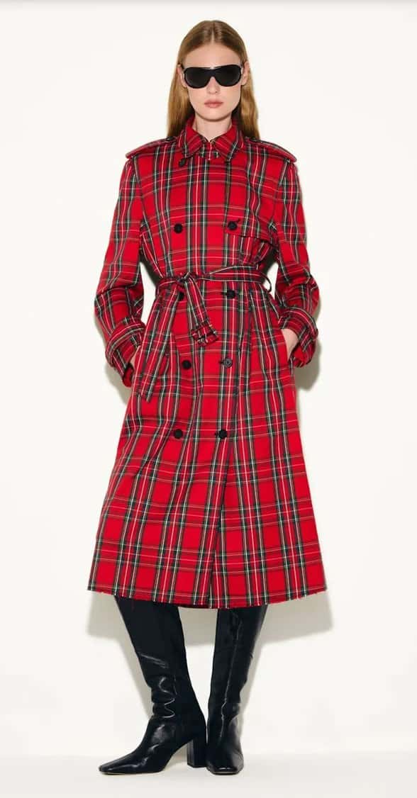 NV Trench Coat Longo Georgia