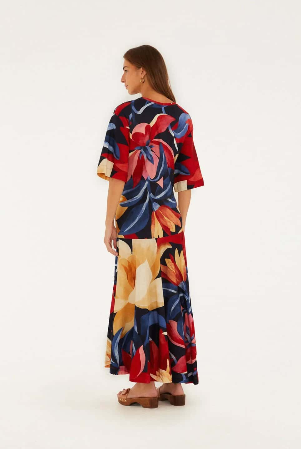 Farm Vestido Cropped Chita Pintada - M - 58920