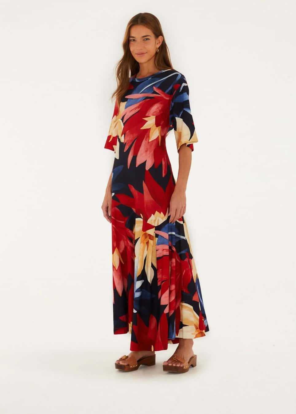 Farm Vestido Cropped Chita Pintada - M - 58920