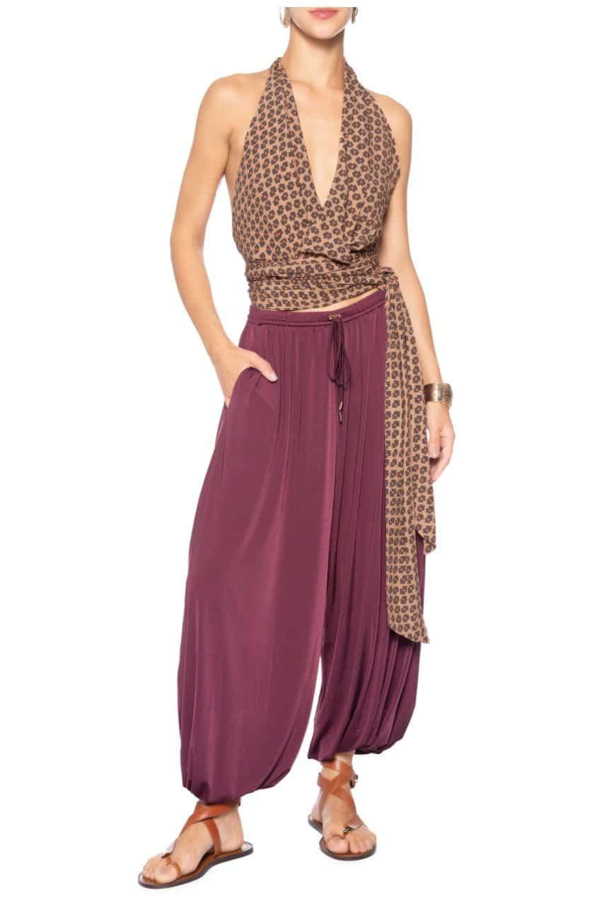 Animale Top Cachecouer Geo Flow Bronze